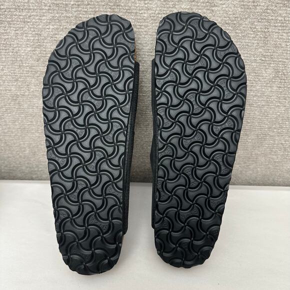 Birkenstock Arizona Shearling Suede Sandals Black Size 42 Women’s 11-11.5 Narrow main image 11